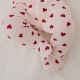 Pink Hearts Waffle Sleeper