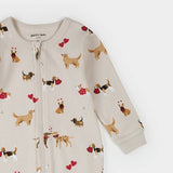 Pink Hearts Waffle Sleeper