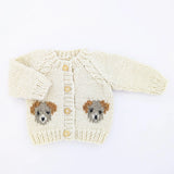 Puppy Cardigan Sweater
