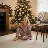 Red Tartan Big Kid Pajama