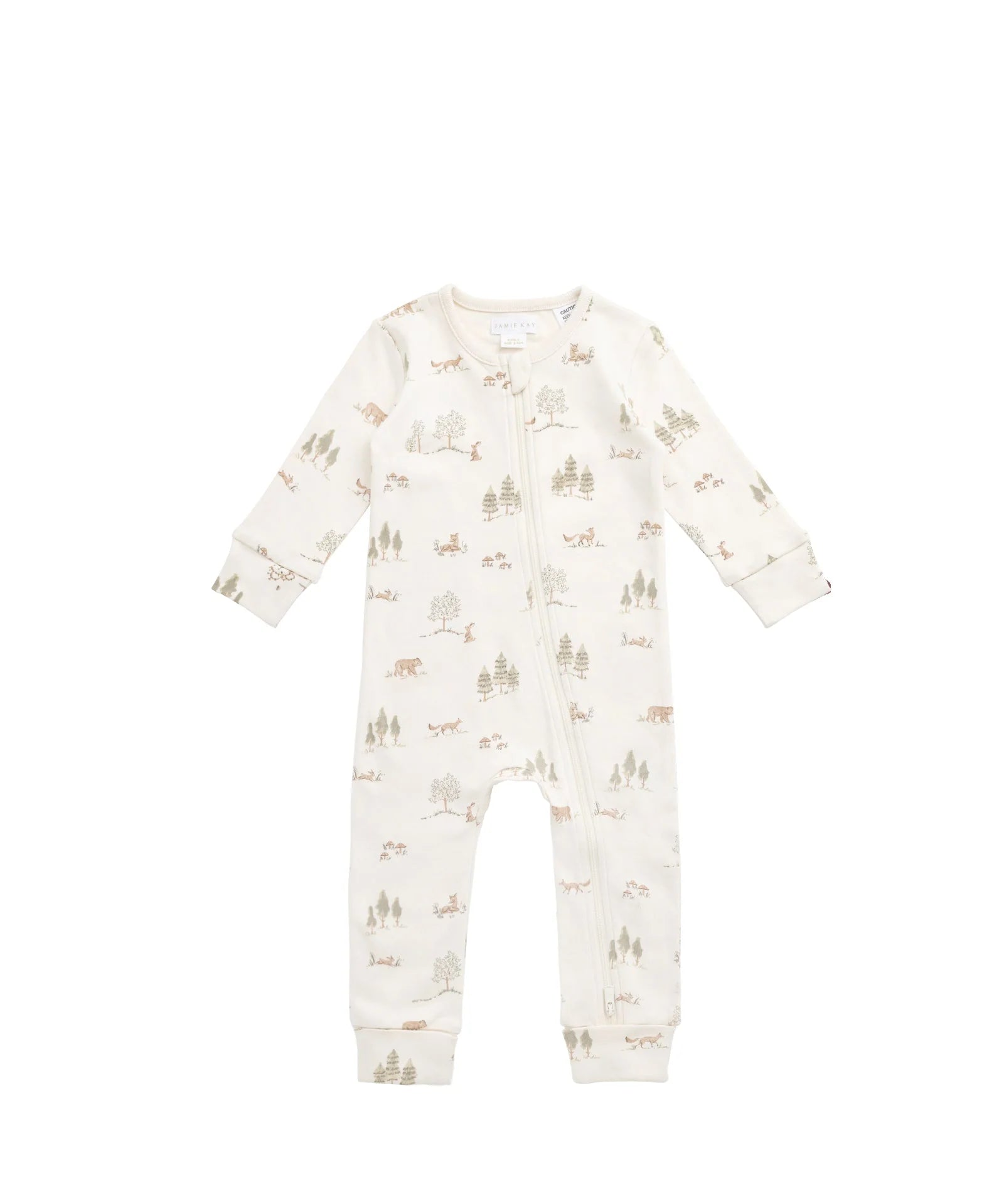 Organic Cotton Reese Zip Onepiece