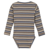 Ribbed Striped Bodysuit