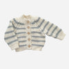 Rib Knit Stripe Cardigan