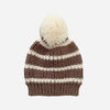 Rib Knit Stripe Hat