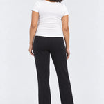 Ripe Ryan Knit Pant, Black, back view