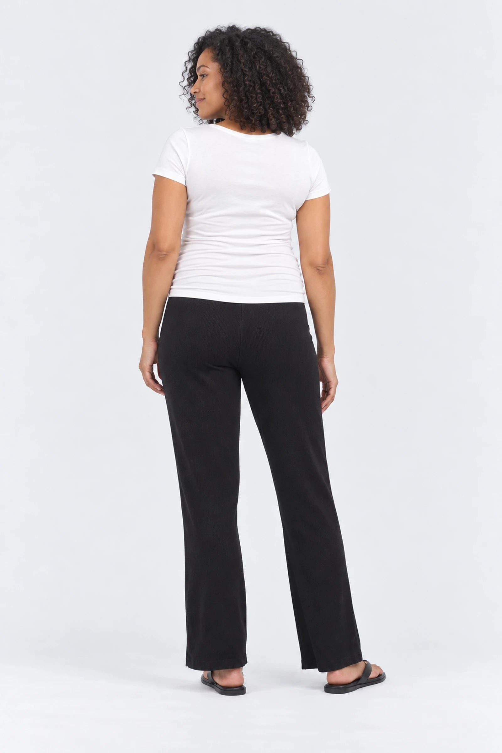 Ripe Ryan Knit Pant, Black, back view