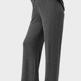 Ripe Super Soft Lounge Pant, Charcoal Marle, detail view