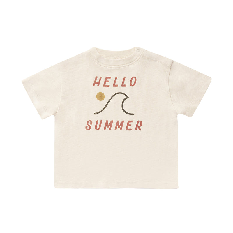 Relaxed Tee- Hello Summer