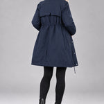 3 in 1 Winter Maternity Parka — back view