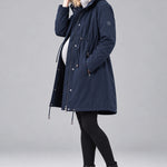 3 in 1 Winter Maternity Parka — side view