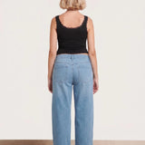Slouch Under-Bump Relaxed Jeans