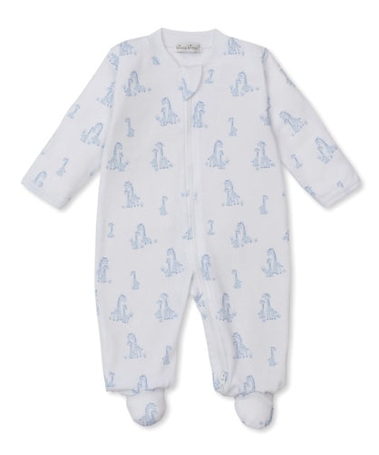 Giraffe Grace Zip Footie