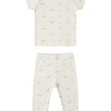 Ribbed Short Sleeve Tee + Legging Set