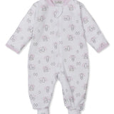 Kissy Snow Penguins Zip Footie