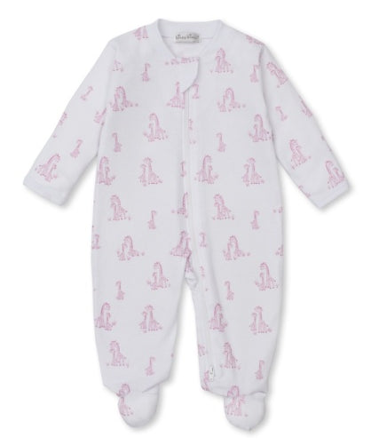 Giraffe Grace Zip Footie