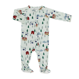 What Goes Up Zipper Footie