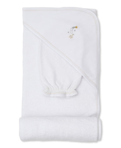 Hooded Towel + Mitt Set