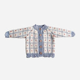 Windowpane Heart Cardigan