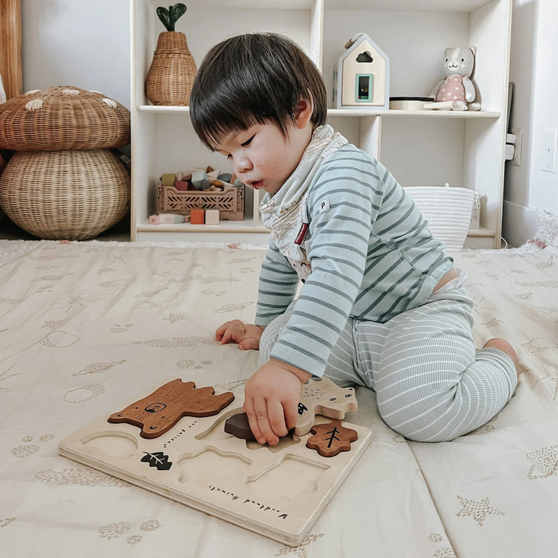 Wooden Tray Puzzle Woodland Animals