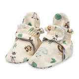 Baby Jungle Animals Organic Cotton Baby Bootie
