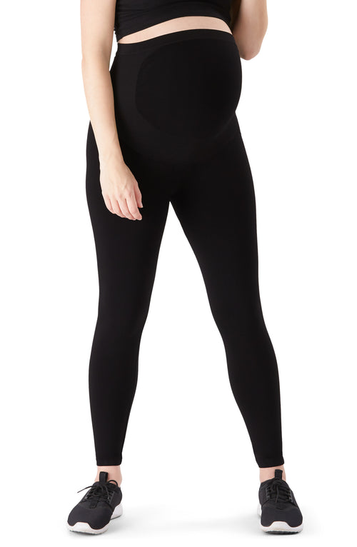 Mother Tucker® Compression Leggings in Dark Heather Grey by Belly Bandit