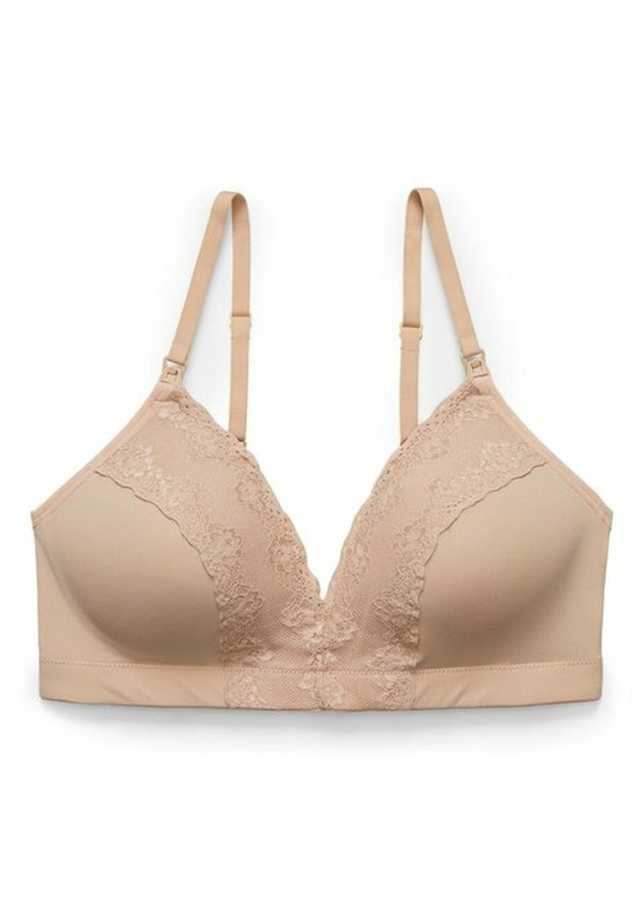 natori bliss wireless nursing bra with clips