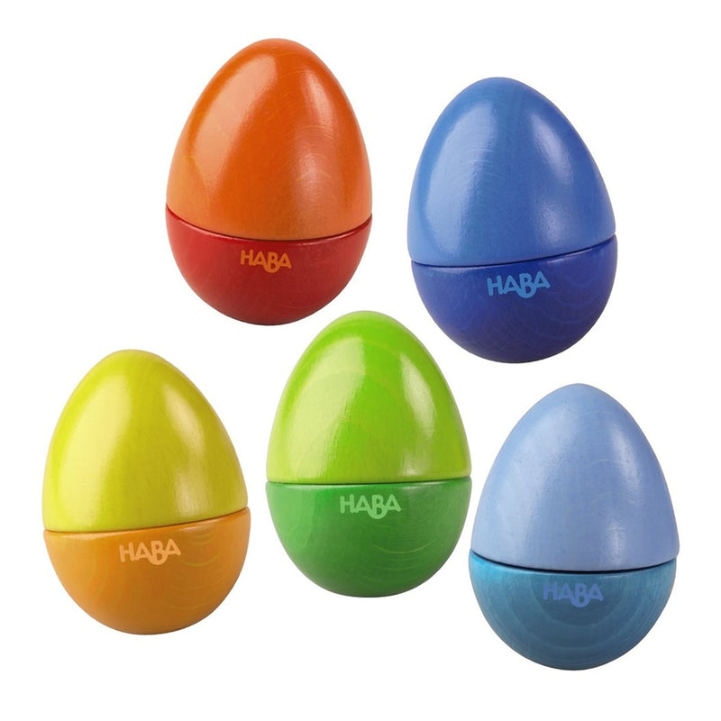 Shakin' Eggs - 5 Musical Wooden Eggs