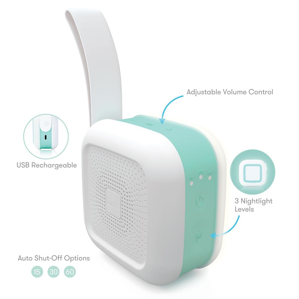 2-in-1 Portable Sound Machine + Nightlight – Village Maternity
