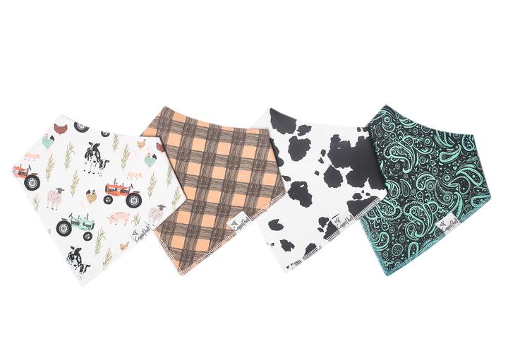 Bandana Bib 4 Pack