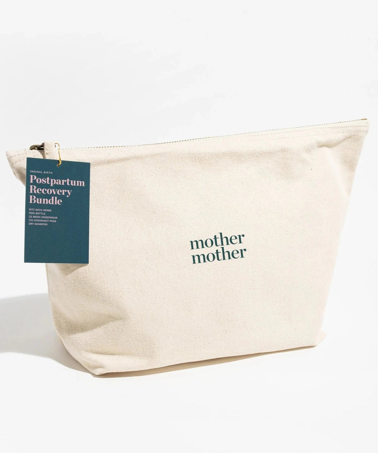 Mother Mother postpartum maternity bundle in canvas tote bag 