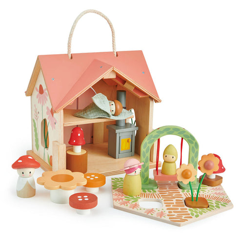 Rosewood Cottage Wooden Toy Dollhouse