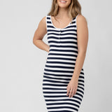 Lee Button Down Rib Dress