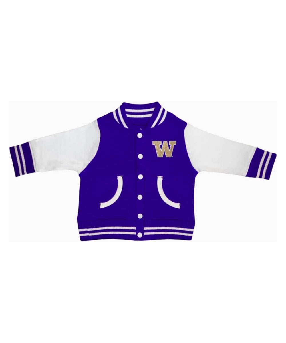 University of Washington Varsity Jacket + Maternity + Baby