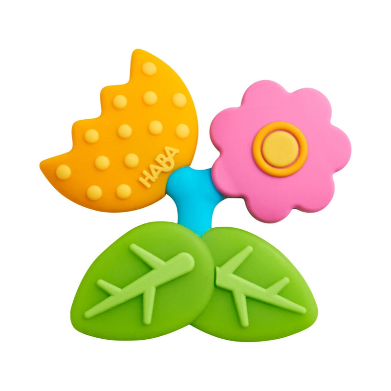 Petal Silicone Teether + Clutching Toy