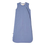 Kyte sleepsack in slate blue for baby sleep in 1.0 TOG weight with zipper opening in bamboo fabric