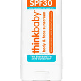 Think Baby sunscreen stick for body and face -- baby safe formula 