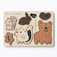 Wooden Tray Puzzle Woodland Animals